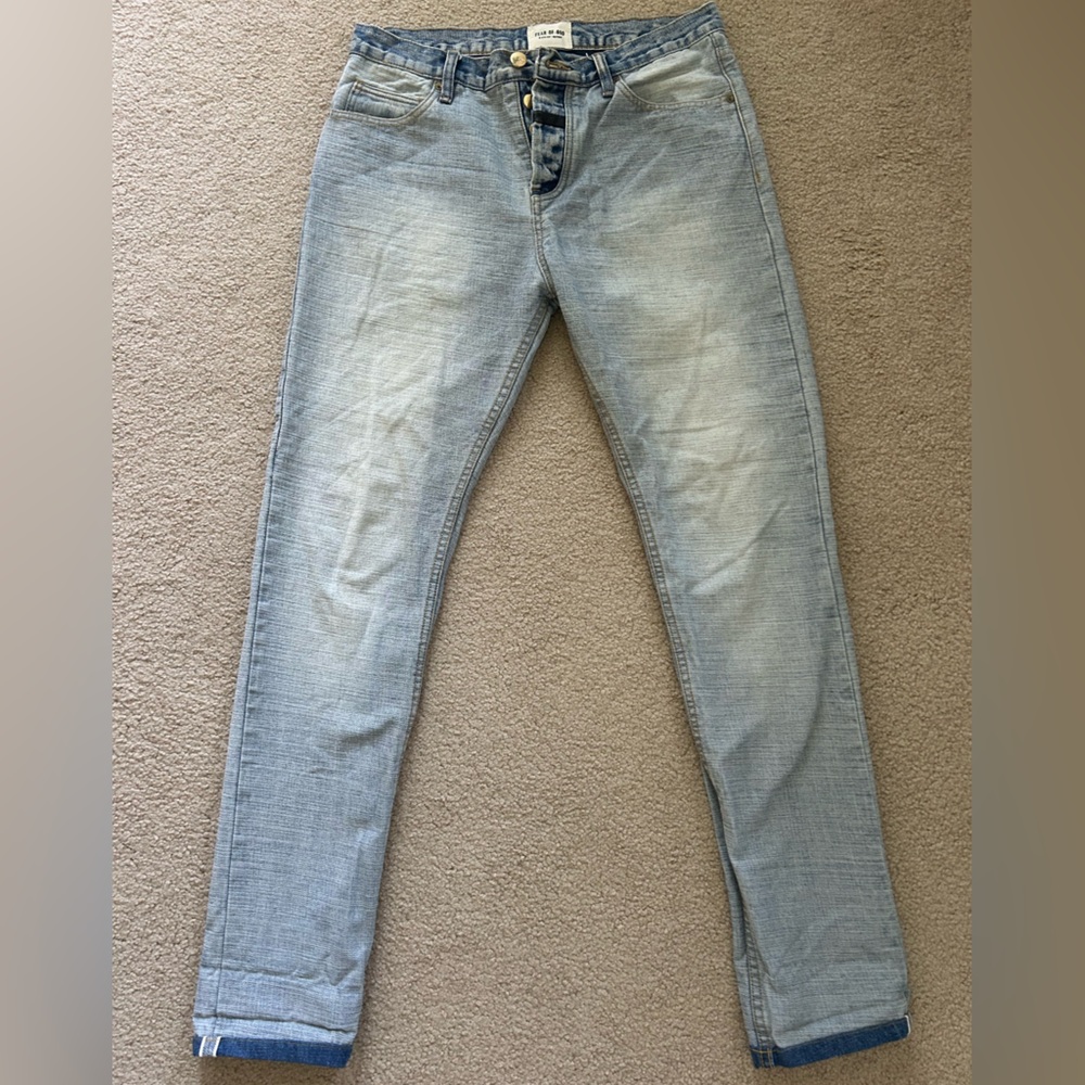 Fear of God Sixth Collection Inside Out Denim Jeans